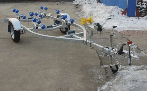 Remorque de manutention - 4.8m - qingdao sk marine & equipments - de mise à l'eau / pour bateau