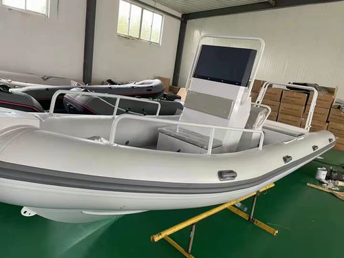 Bateau pneumatique hors-bord - RIB680 - qingdao sk marine & equipments - essence / semi-rigide / open