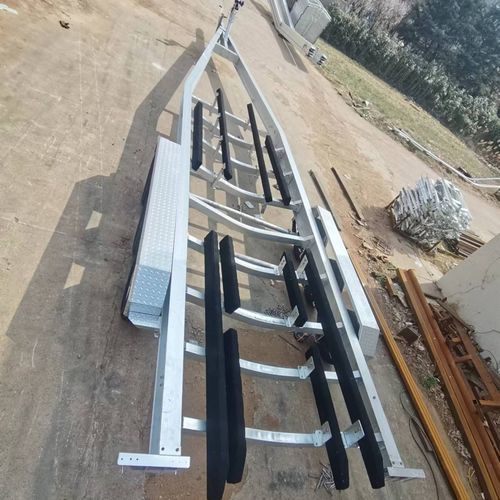 Remorque de manutention lourde - qingdao sk marine & equipments - pour bateau / à 3 essieux