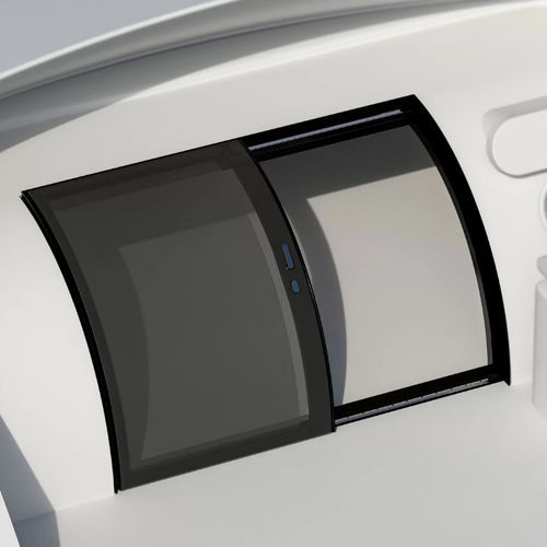 Porte pour yacht - Elite Curve - parema - pour bateau / coulissante / courbée