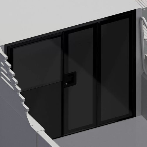 Porte pour yacht - Elite Fold - parema - pour bateau / en aluminium / en PMMA