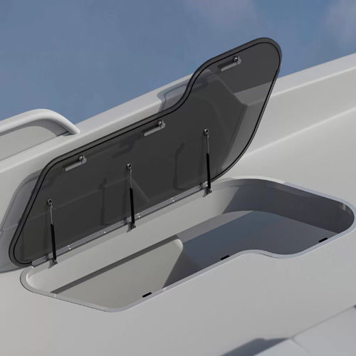 Porte pour yacht - Custom Flex - parema - pour bateau / en aluminium / en acrylique