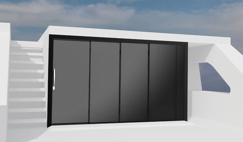 Porte pour yacht - Modern - parema - pour bateau / coulissante / vitrée