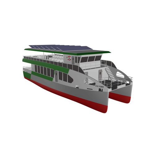 Bateau à passagers - FX240  - Nova Shipyard - catamaran / hybride diesel-électrique / en aluminium