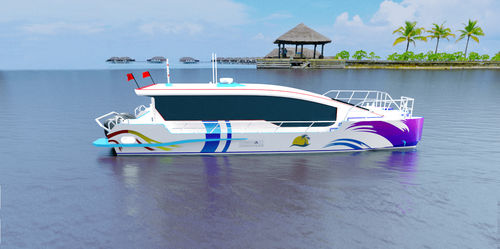 Bateau à passagers - FX120 - Nova Shipyard - catamaran / hors-bord / en aluminium