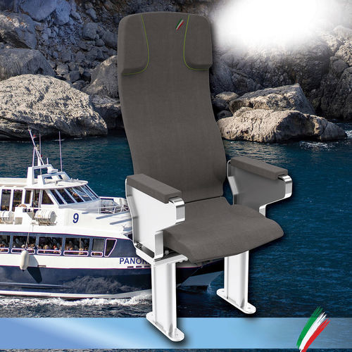 Siège baquet - Ischia - MK Seats GmbH - pour navire à passagers / avec accoudoirs / à dossier haut