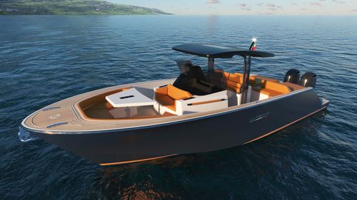 Vedette hors-bord - LIPARI 31 - LILYBAEUM YACHT SRL - bimoteur / open / à console centrale