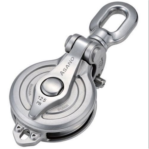 Poulie simple - AK1854 - ASANO GLOBAL CO. LTD. - pivotante / à émerillon / cordage max. : 20 mm