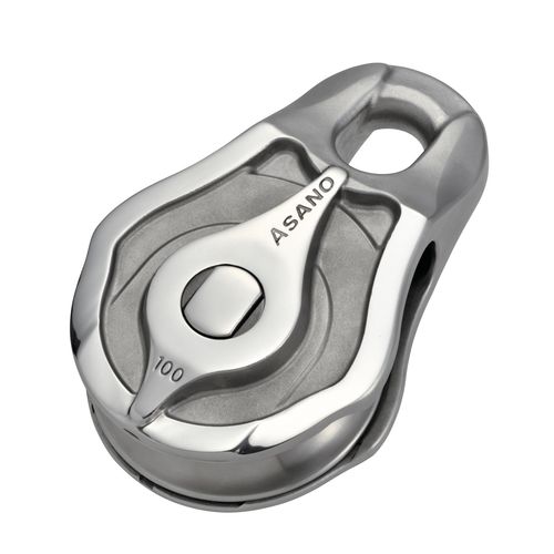 Poulie simple - AK10362 - ASANO GLOBAL CO. LTD. - à roulement à billes / cordage max. : 25 mm / pour navire