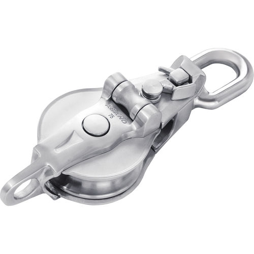 Poulie simple - AK1016 series - ASANO GLOBAL CO. LTD. - ouvrante / à émerillon / cordage max. : 16 mm