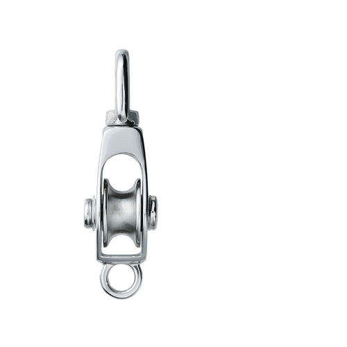 Poulie simple - AK S - ASANO GLOBAL CO. LTD. - pivotante / à émerillon / cordage max. : 14 mm