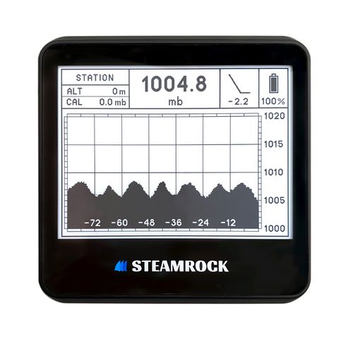 Barographe numérique - Black - Steamrock
