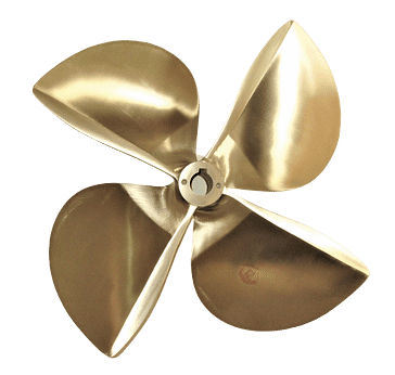 Hélice pour bateau - LDU series - Grand Propeller Co., Ltd. - à pas fixe / ligne d'arbre / 4 pales