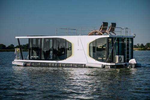 Bateau maison catamaran - Delfin 374 - Catamarans-HT - in-bord