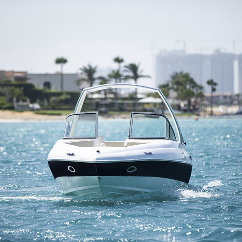 Runabout in-bord - ARROW - DOLPHIN SPEED BOATS - à double console / bow-rider / open