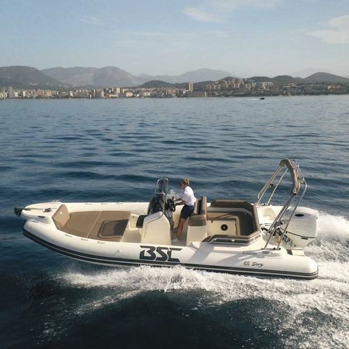 Bateau pneumatique hors-bord - 65 - BSC COLZANI srl - semi-rigide / à console centrale / open