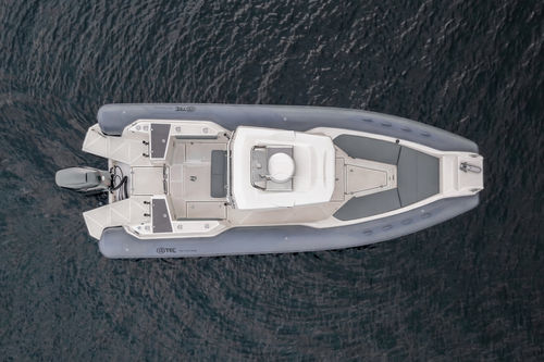 Bateau pneumatique hors-bord - B-TEC 79 - BSC COLZANI srl - RIB / open / à console centrale