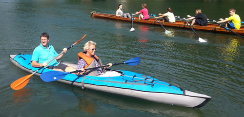Kayak sit-on-top - AIR Flex ELite - DS Kayak - gonflable / de mer / pour adulte
