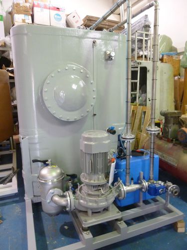 Chaudière pour navire avec récupération de gaz d'échappement - E.G.B. - Sanitrade - à eau chaude / verticale