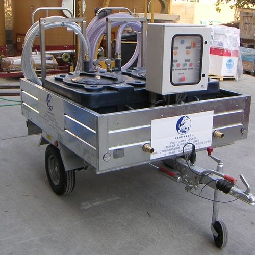Borne de pompage mobile - IMPIANTO CARRELLABILE  - Sanitrade - pour marina / pour eaux usées