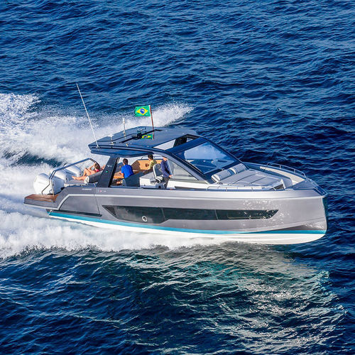 Vedette hors-bord - V44 - Schaefer Yachts - trimoteur / hard-top / max. 14 personnes