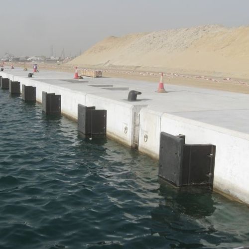 Pare-battage pour port - IV Element  - IRM Offshore and Marine Engineers PVT. LTD. - pour terminal / de grande taille / en V