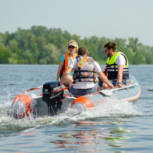Bateau pneumatique hors-bord - SL Series - KOLIBRI - essence / pliable / open