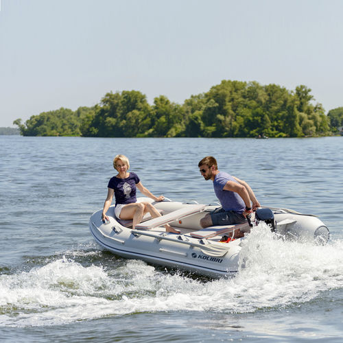 Bateau pneumatique hors-bord - KM-360DXL - KOLIBRI - stern-drive / essence / open