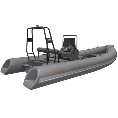 Bateau pneumatique hors-bord - W500UT - KOLIBRI - RIB / open / à console centrale