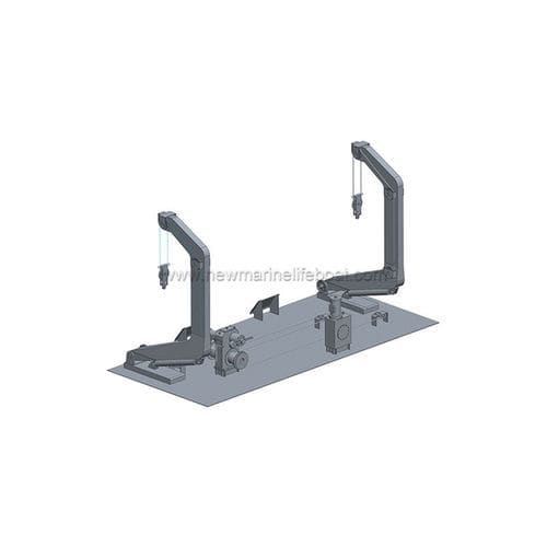 Bossoir pour canot de sauvetage - HLA series - Ningbo New Marine Lifesaving Equipment Co., Ltd. - hydraulique / à gravité