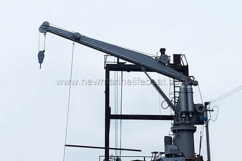 Grue pour navire - NMC25 - Ningbo New Marine Lifesaving Equipment Co., Ltd. - à flèche relevable / offshore