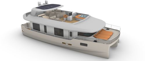 Motor-yacht catamaran - 52 - Maison Marine Yachts - de croisière / à fly / à salon de pont