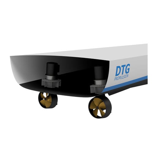 Propulseur azimutal - DA-0075 - DTG Propulsion BV - gouvernail / encastré / pour bateau professionnel