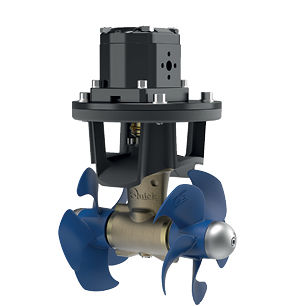 Propulseur azimutal - QSH 100-185 - QS SEAMASTER - à tunnel / pour bateau / hydraulique