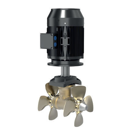 Propulseur azimutal - QSA 750-513 - QS SEAMASTER - à tunnel / pour bateau / AC