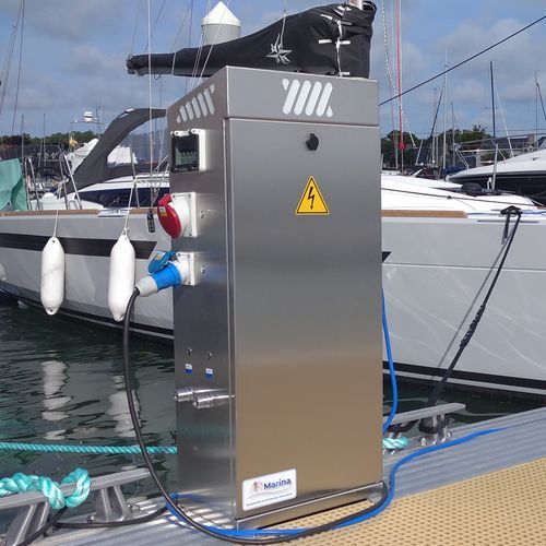 Borne de distribution électrique - BE 22 - ARMARINA - de distribution d'eau / pour ponton / en acier inoxydable