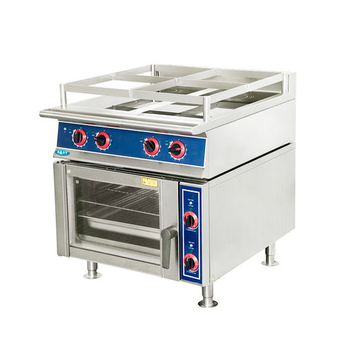 Cuisinière professionnelle pour bateau - BR4 series - Ningbo BAST-MARINE Electrical Equipment Co, Ltd - électrique / 4 brûleurs / avec gril intégré