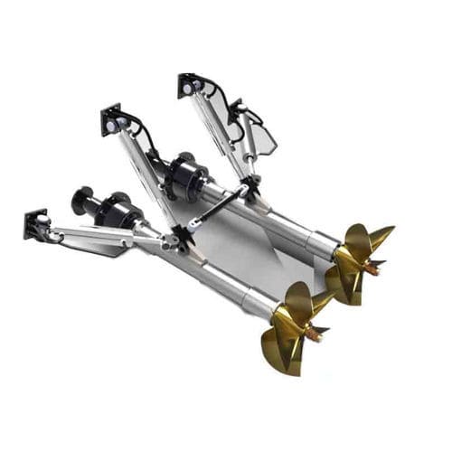 Surface drive pour bateau - MSD series - Wuhan Laoleilvwan Marine Technology Co., Ltd.