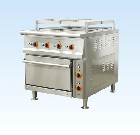 Cuisinière professionnelle pour bateau - DZ series - Shanghai Continental Marine Equipment Co., Ltd. - électrique / 4 brûleurs