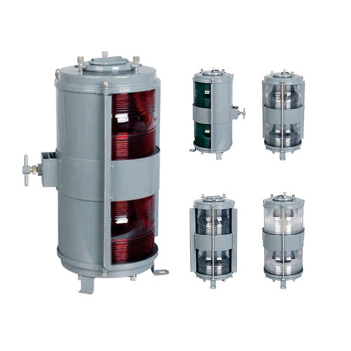 Feu de navigation pour navire - IMPA370421 CXH-10B - Zhejiang Bozhou Marine Electric Technology Co., Ltd. - à incandescence / blanc / rouge