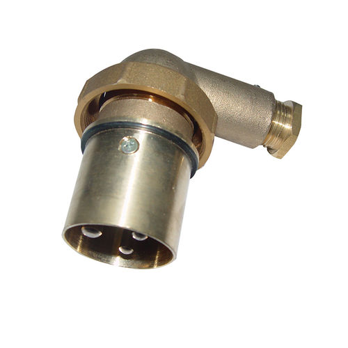 Prise électrique étanche pour navire - IMPA 792852 brass - Zhejiang Bozhou Marine Electric Technology Co., Ltd. - mâle