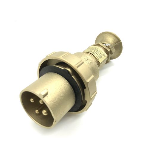 Prise électrique étanche pour navire - CTS3-2 - Zhejiang Bozhou Marine Electric Technology Co., Ltd. - mâle / pour courant fort