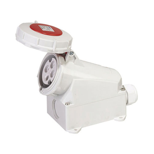 Prise électrique étanche pour navire - CZM-14432P - Zhejiang Bozhou Marine Electric Technology Co., Ltd. - pour bateau / femelle / avec capot de protection