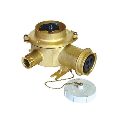 Prise électrique étanche pour navire - CZKS2-2 - Zhejiang Bozhou Marine Electric Technology Co., Ltd. - pour bateau / femelle / avec interrupteur