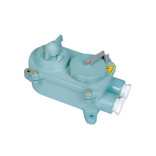 Prise électrique étanche pour navire - KZ-S2MR - Zhejiang Bozhou Marine Electric Technology Co., Ltd. - pour bateau / femelle / avec interrupteur