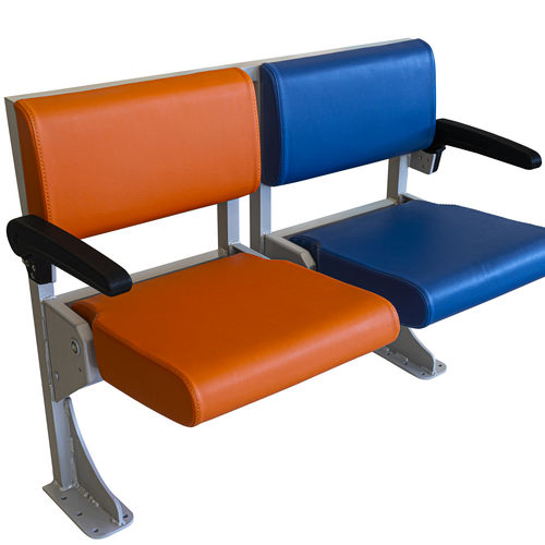Siège pour navire à passagers - HR 1500v1 - Pullman Seat Systems - avec accoudoirs / rabattable / 1 place