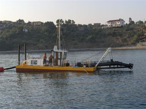 Bateau de travail - SGT 150 - Italdraghe - barge de travail / bateau de service pour parc éolien / drague suceuse à désagrégateur