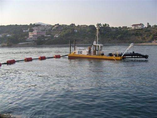 Bateau de travail - SGT 180 - Italdraghe - barge de travail / bateau de service pour parc éolien / drague suceuse à désagrégateur