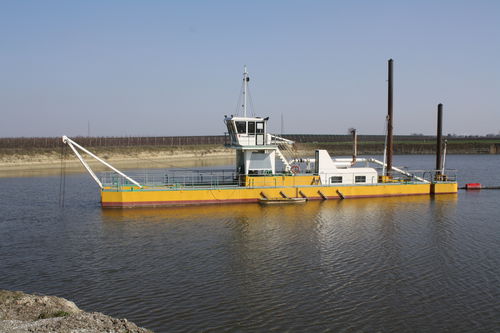 Bateau de travail - SGT 250 - Italdraghe - barge de travail / bateau de service pour parc éolien / drague suceuse à désagrégateur