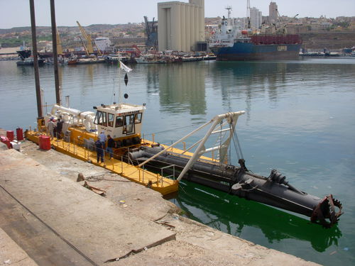 Bateau de travail - SGT 300 - Italdraghe - bateau de service / barge de travail / drague suceuse à désagrégateur